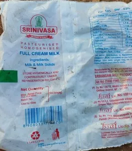Srinivasa Full Cream Milk