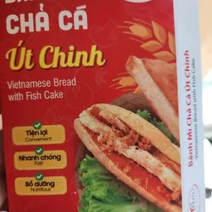 Bánh Mình Chả Cá Út Chinh (Vietnamese Bread With Fish Cake