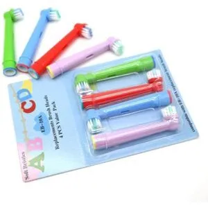 h-tc 4 st Ersättning tandborstehuvuden för Oral-B, för barn