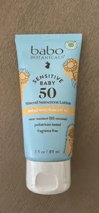Sensitive Baby 50 Mineral Sunscreen Lotion