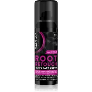 Syoss Root Retoucher Rot-täckande hårfärg i spray Skugga Black 120 ml