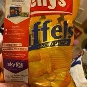 Kelly's Riffle Chips Nacho Cheese