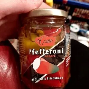 Pfefferoni mit Frischkäse