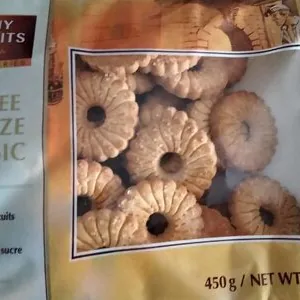 Biscuits saupoudrés de sucre