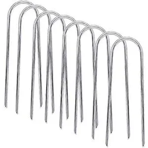 Starka U-formade markankare för studsmattor, fotbollsmål, campingtält och stora trädgårdsdekorationer, 8 st