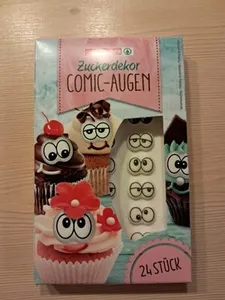 Zuckerdekor Comic-Augen