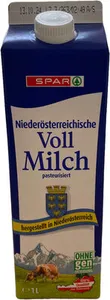 Niederösterreichische Vollmilch pasteurisiert