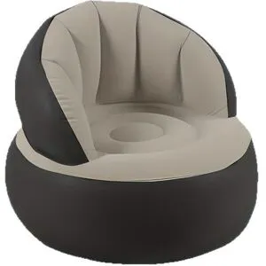 OBOSOE Vikbar Uppblåsbar Ensitssoffa   Rymdsparande & Lätt att Använda   Perfekt för Familjens Utomhusaktiviteter, Utmärkt Presentval