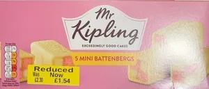 Mr Kipling 5 Mini Battenbergs