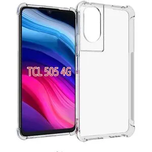 Telefonfodral för TCL 505 Fodral Fyra Hörn Airbag Flexibelt TPU Telefonskydd