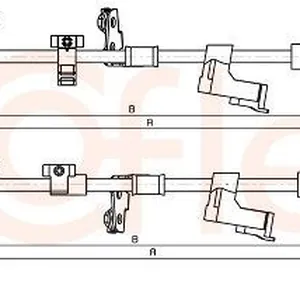 Handbromsvajer COFLE 10.5384