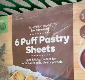 Puff pastry sheets