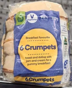 Crumpets Woolworths x6
