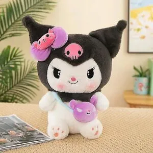 Kawaii Sanrio Kuromi My Melody Cinnamoroll Plyschdockor 40/50cm Mjuk Fylld Kudde Anime Figur Cartoon Rum Dekoration Barnleksaker Gåva