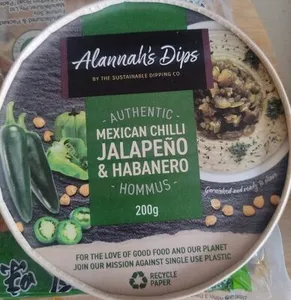 Mexican Chilli Jalapeno And Habanero Hummus
