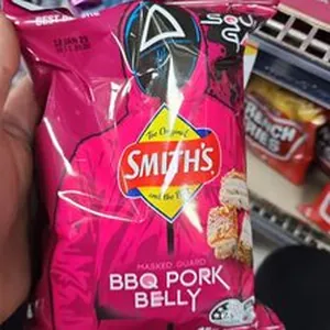 SMITHS CRINKL BBQ PRK BLY 45GM