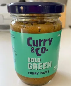 Bold green curry paste