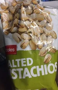 Salted pistachios