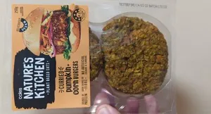 Nature's kitchen curried pumpkin and corn burgers