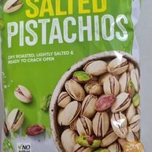 Lightly salted pistachios