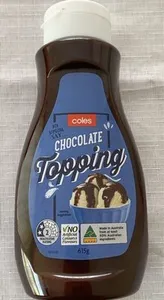 Coles Chocolate Topping