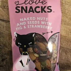 Naked Nuts And Seeds With Fig And Strawberry