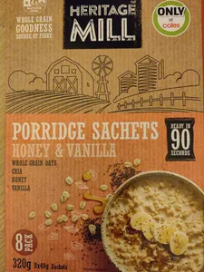 Porridge Sachets Honey & Vanilla
