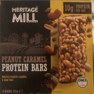 Peanut caramel protein bars