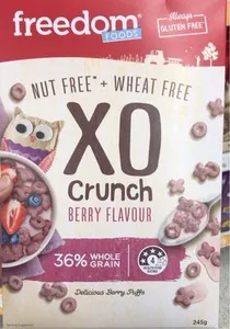 XO crunch berry flavour