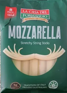 Mozzarella Stretchy String Sticks
