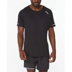 2XU Men's Aero Tee Black/Silver Black/Silver Reflective S