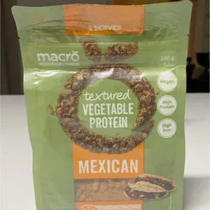 Textured vegetable protein mexican