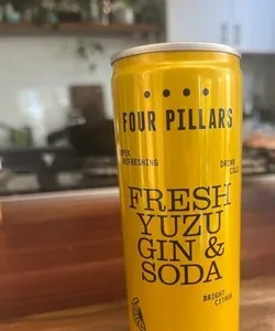 Fresh Yuzu gin & Soda