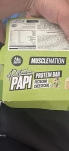 Pistachio Papi Protein Bar Pistachio Cheesecake