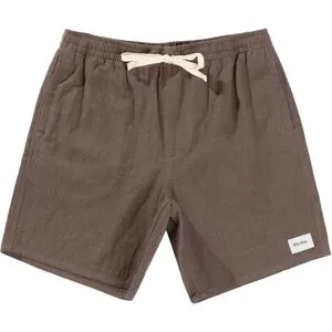 Rhythm Textured Linen Jam Shorts Herr, 33, Silt