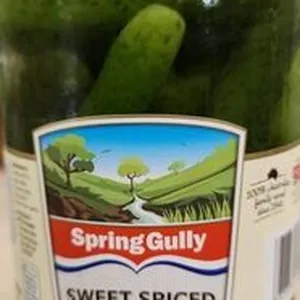 Sweet spiced gherkins