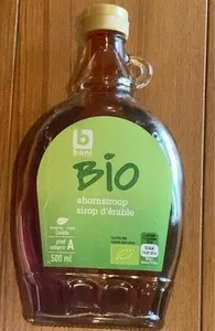 Sirop d’érable bio boni