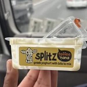 splitz toffee 'nana greek yoghurt with bits to mix