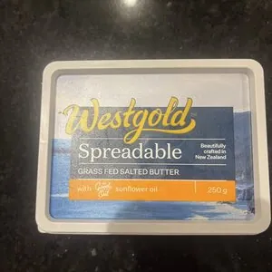 Spreadable grass-fed salted butter with The Good Oil sunflower oil