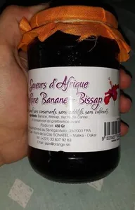 Saveurs D'Afrique Confiture Banane-Bissap