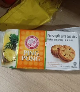 ping pong pineapple jam cookies