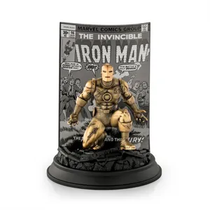 Marvel Comic: The Invincible Iron Man #96 Gilt Pewter Figurine