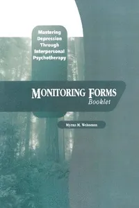 Mastering Depression through Interpersonal Psychotherapy: Monitoring Forms