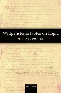 Wittgenstein's Notes on Logic