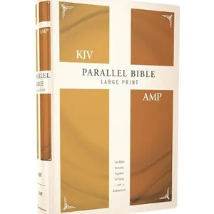 KJV, Amplified, Parallel Bible, Large Print, Hardcover, Red Letter