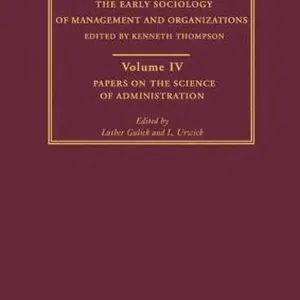 Papers on the Science of Administration