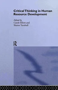 Critical Thinking in Human Resource Development