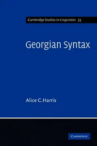 Georgian Syntax