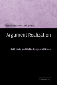 Argument Realization