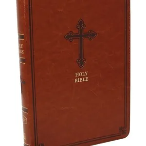 KJV Holy Bible: Thinline, Brown Leathersoft, Red Letter, Comfort Print: King James Version